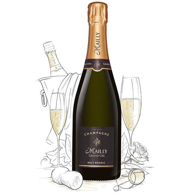 Mailly Grand Cru Brut Reserve Champagner Halbflasche 0.375 l 12% vol
