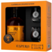 Ron Espero Distillery / Karibik, Dom. Republik  Espero Creole Caribbean Orange Rum Based Spirit Set mit 2 Gläser 0.7 l 40% vol