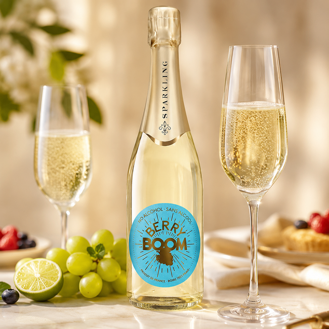 Berry Boom Blanc de Blancs Sparkling Alkoholfrei 0.75 l 0.00% vol
