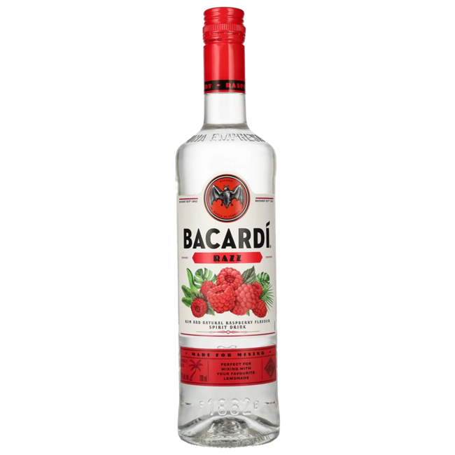 Bacardi Razz Raspberry Spirit Drink 0.7 l 27% Vol.