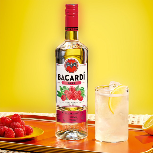 Bacardi Razz Raspberry Spirit Drink 0.7 l 27% Vol.