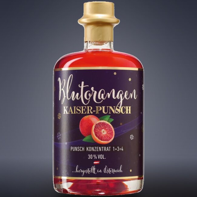 Blutorangen Kaiser-Punsch 0,5 l 30 % vol