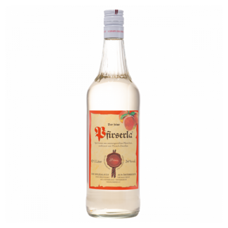 Feinbrennerei Prinz / Österreich, Vorarlberg, Hörbranz Pfirserla Schnaps 1 l 34 % vol