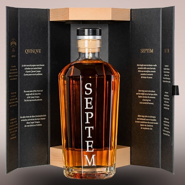 Heritage Grappa SEPTEM Riserva 7 Jahre 0,7 l 43 % vol