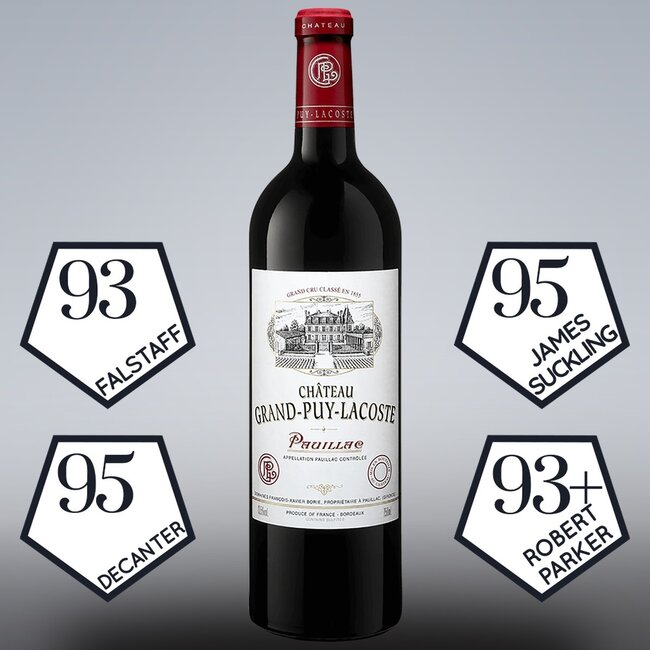 Château Grand-Puy-Lacoste 5e Grand Cru Classé Pauillac 2021 0,75 l