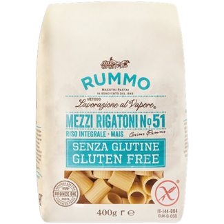 Rummo / Italien, Kampanien Mezzi Rigatoni N°51, glutenfrei (400g)