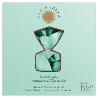 Sal de Ibiza / Spanien, Ibiza Sal de Ibiza Praline mit dunkler Schokolade und Flor de Sal, 100 g