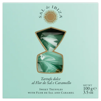Sal de Ibiza / Spanien, Ibiza Praline mit weißer Karamellschokolade Flor de Sal (100 g)
