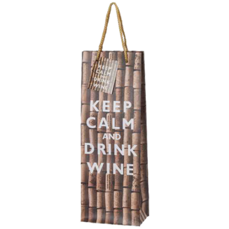 1er Tragetasche - KEEP CALM & DRINK WINE