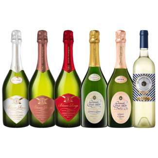 Sieur d'Arques / Frankreich, Languedoc  Sieur d'Arques Entdecker-Set Cremant und Sauvignon, 6 x 0,75 l 12 bis 12,5 % vol