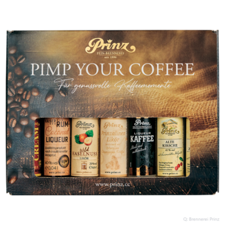 Feinbrennerei Prinz / Österreich, Vorarlberg, Hörbranz Pimp your Coffee 7 x 0,04 l 15 bis 41 % vol