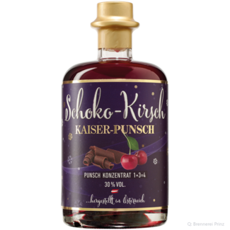 Feinbrennerei Prinz / Österreich, Vorarlberg, Hörbranz Schoko-Kirsch Kaiser-Punsch 0,5 l 30 % vol