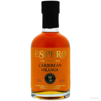 Ron Espero Distillery / Karibik, Dom. Republik  Creole Caribbean Orange Rum Based Spirit 0,2 l 40 % vol