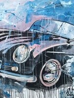 Porsche Speedster schilderij van Eric Jan Kremer