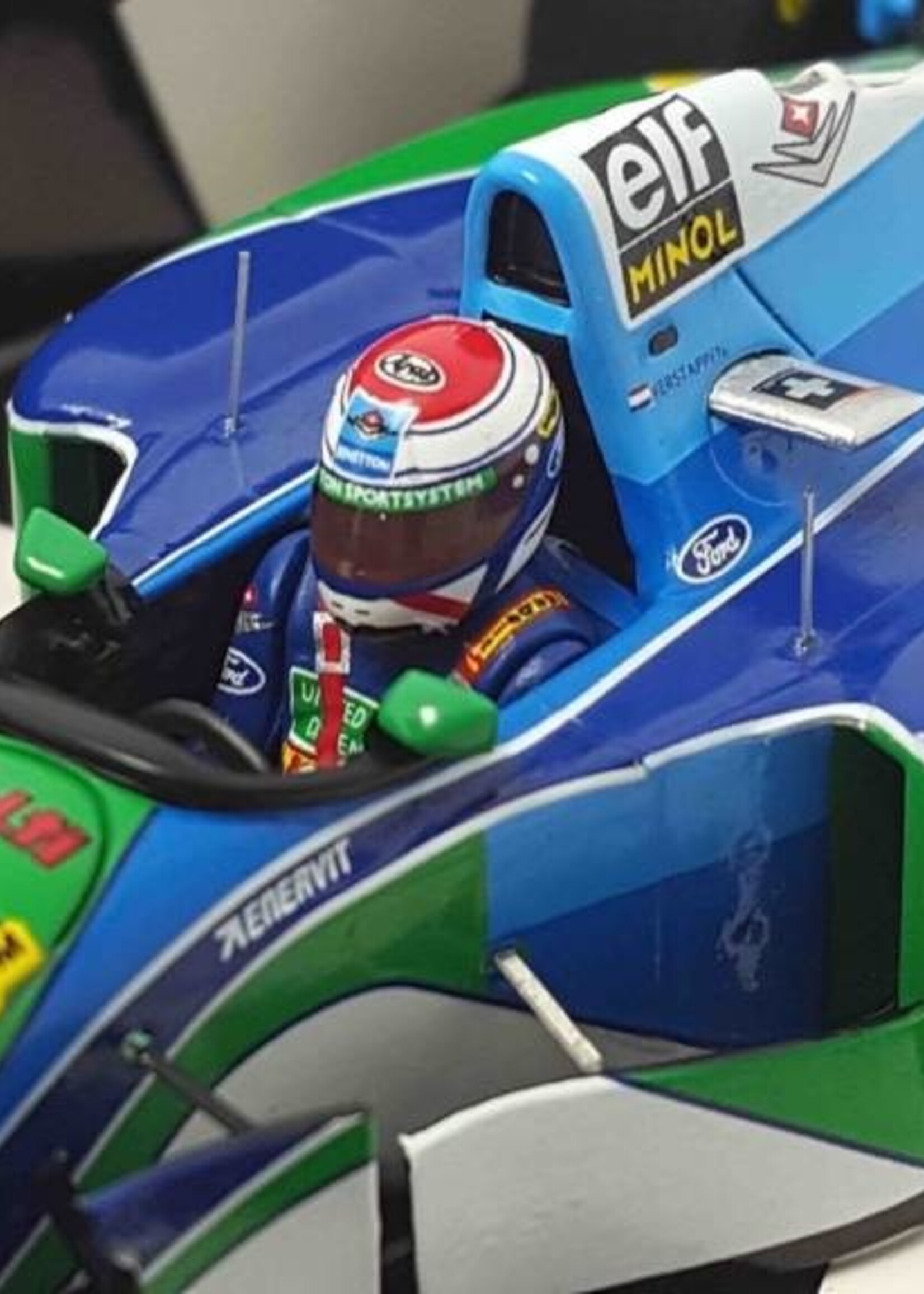 Minichamps Schaalmodel Jos Verstappen 3e plaats GP Hongarije 1994