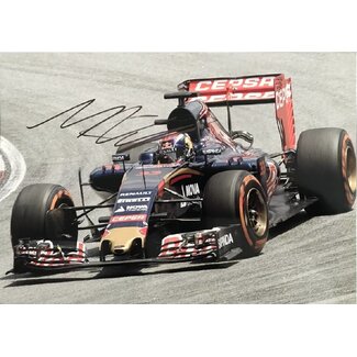 Max Verstappen gesigneerde foto Toro Rosso STR10