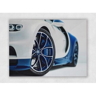 Bugatti Chiron 16.4 Blue Power plexiglass