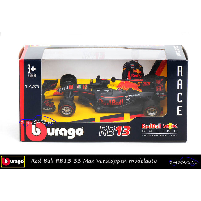 Bburago Max Verstappen Red Bull 1:43 RB13 2017