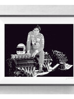 Ayrton Senna Print met houten lijst