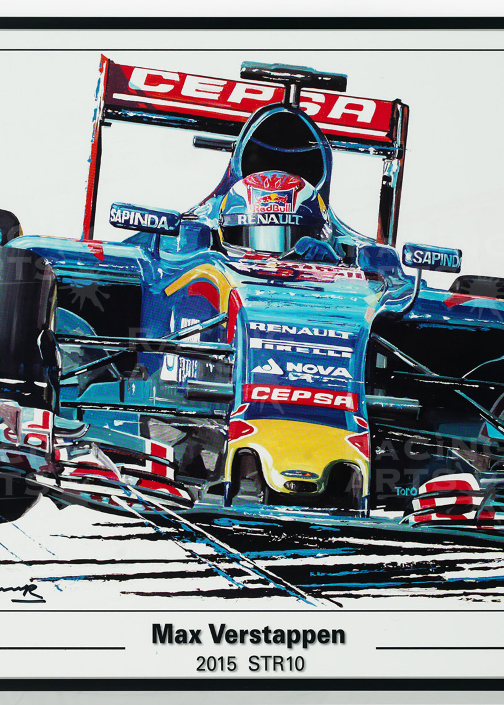 Litho Max Verstappen STR10 | Toro Rosso | Eric Jan Kremer