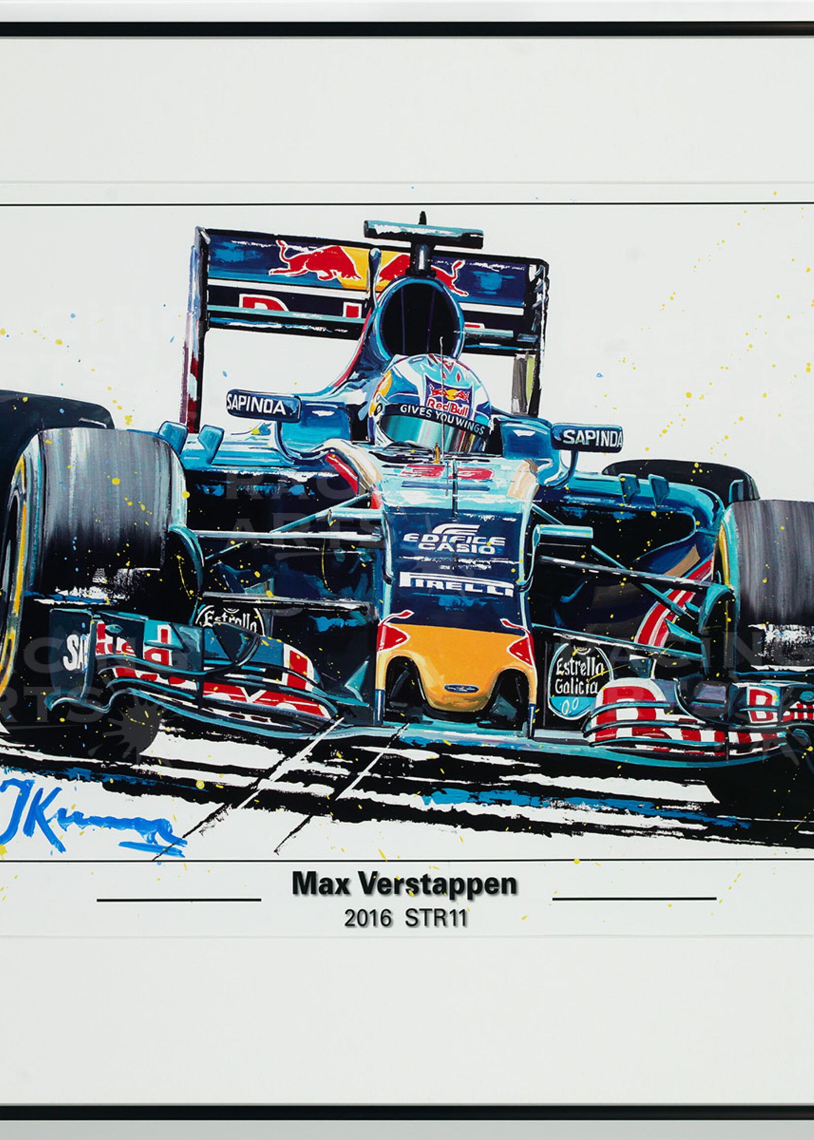Litho / Acryl Max Verstappen STR11 | Toro Rosso | Eric Jan Kremer