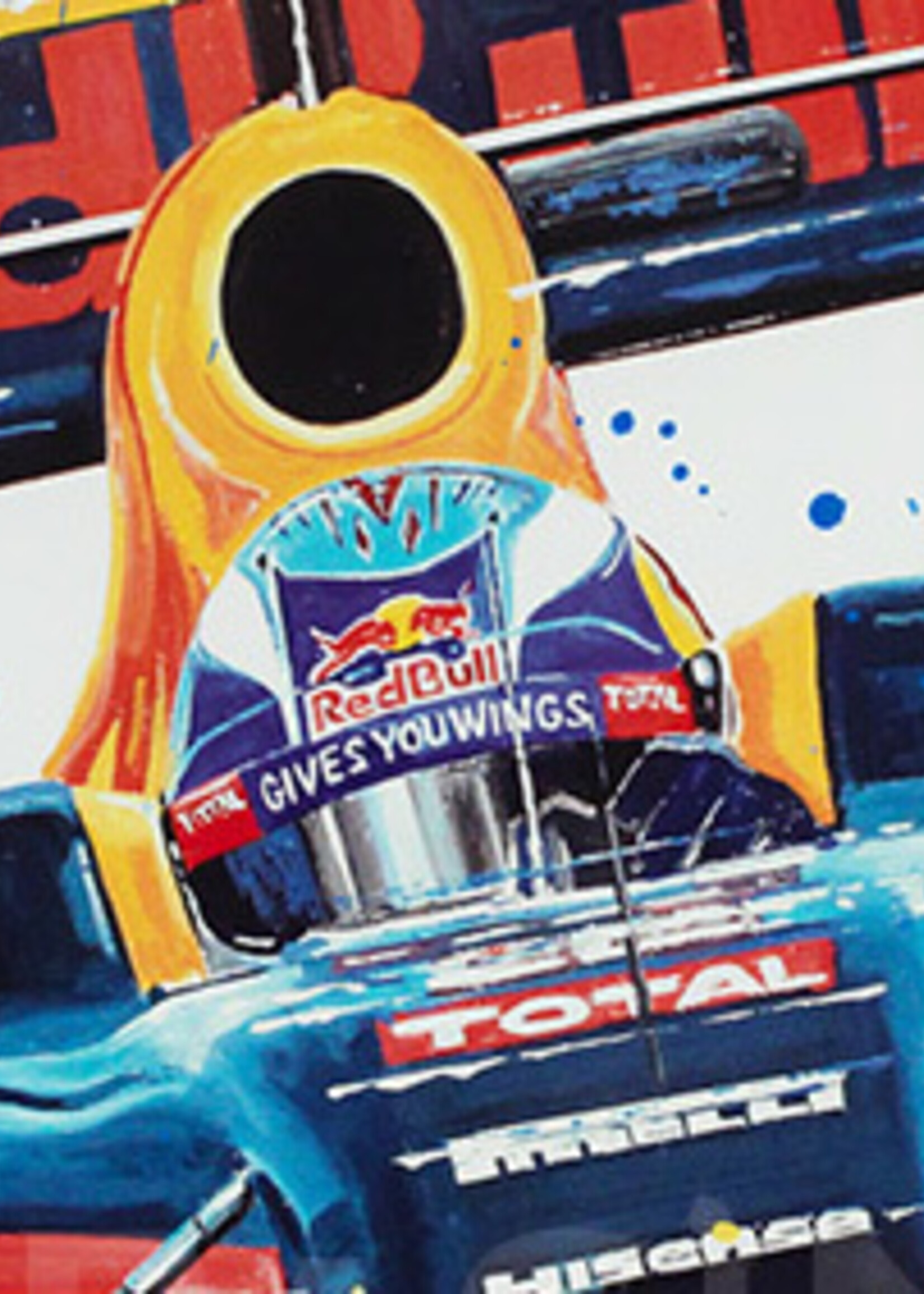 Max Verstappen Litho + Artwork RB12 - 2016 | Red Bull Racing