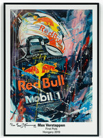 Max Verstappen First Pole Litho | Eric Jan Kremer