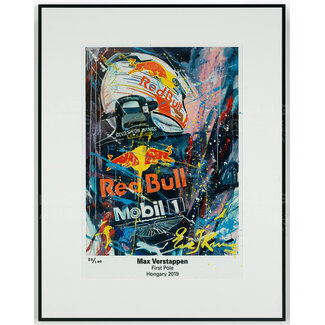 Max Verstappen First Pole Litho / Acryl | Eric Jan Kremer