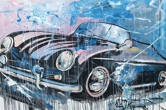 Porsche Speedster pintura por Eric Jan Kremer