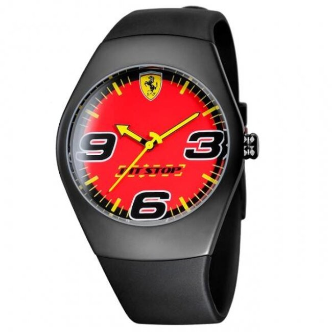 Ferrari Pitstop Horloge | Rood