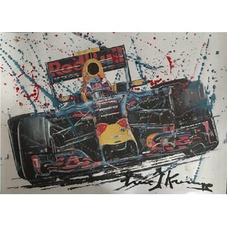 Litho Max Verstappen Red Bull Racing | Gemengde techniek