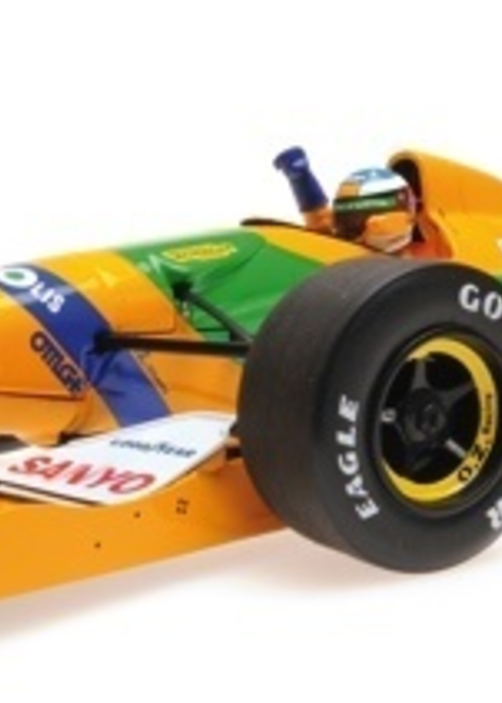 Minichamps 1:18 Schaalmodel Michael Schumacher - Winnaar Belgie 1992 - Benneton Ford B192
