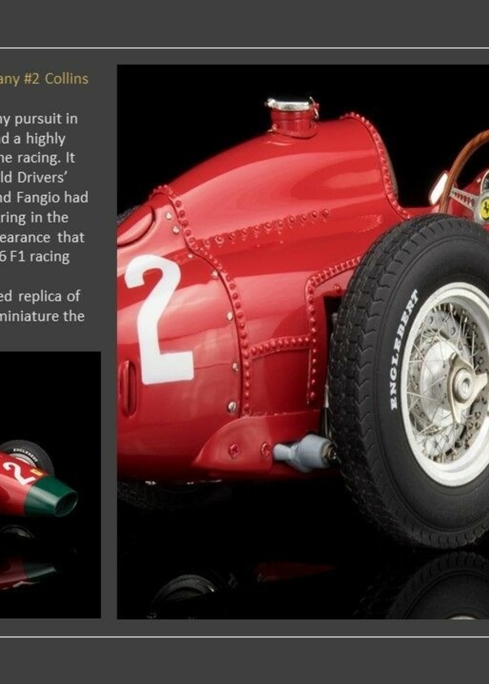 CMC Ferrari D50, 1956, GP Germany #2 Collins
