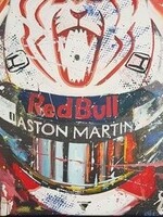 Max Verstappen schilderij Mixed Technique Hero of Monaco