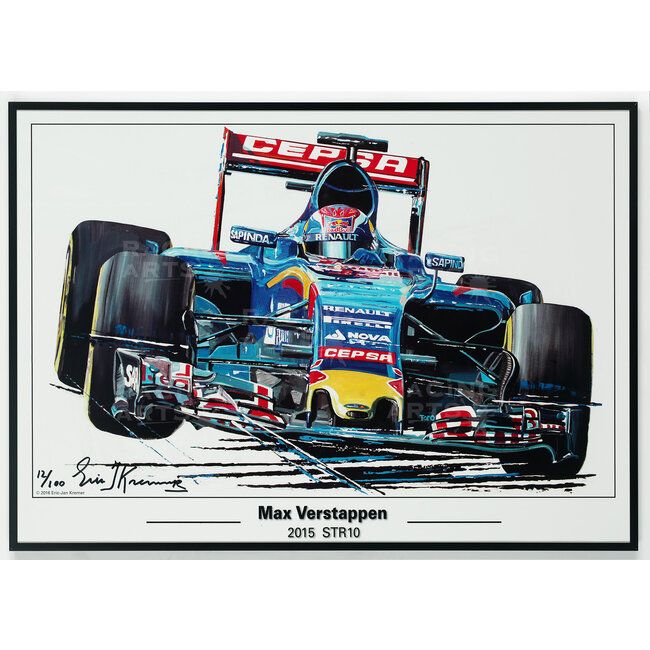 Litho Max Verstappen STR10 | Toro Rosso | Eric Jan Kremer