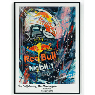 Max Verstappen First Pole Litho | Eric Jan Kremer