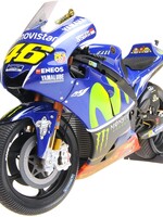 Minichamps Valentino Rossi Yamaha YZR-M1 2017 Malaysia 1:12