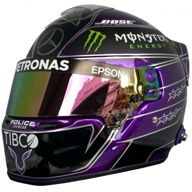 Spark Helmet Lewis Hamilton 1:5 Turkish Grand Prix 2020 7 x World Champion