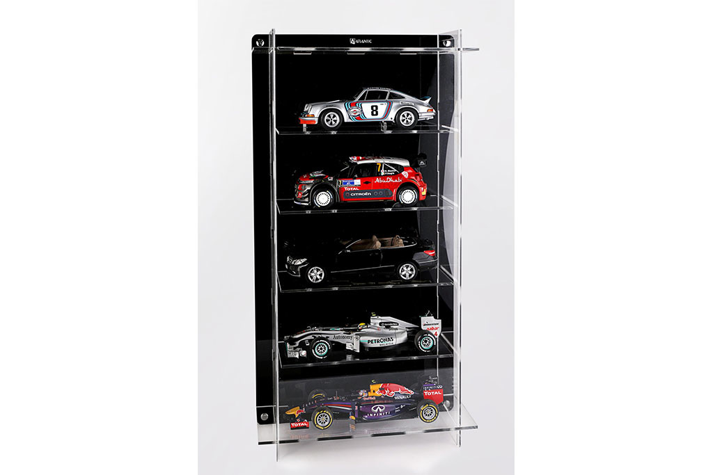 Display case plexi glass for 5 x 1:18 scale models