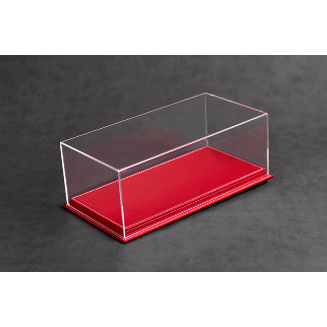Showcase plexiglass for 1:18 scale models - Red - Racing Arts