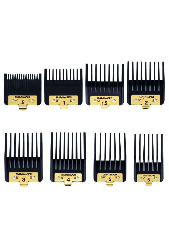 Clipper Attachment Combs Premium 4Artists (8 Pcs)