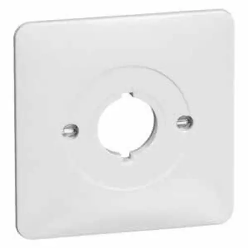 PEHA centraalplaat met draagframe 18,8 mm gat Standard levend wit (80.610.02 PA)