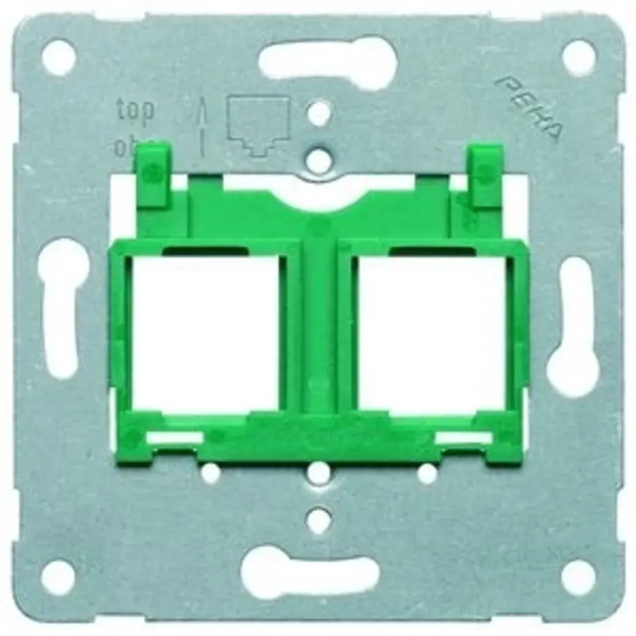 PEHA Tragplatte Modular Jack 5 grün (600 MJ5)