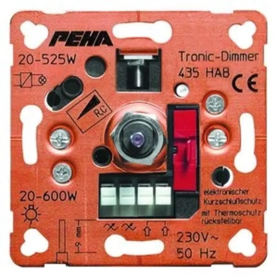 PEHA Drehregler Dimmer 20-600W (435 HAB O.A.)
