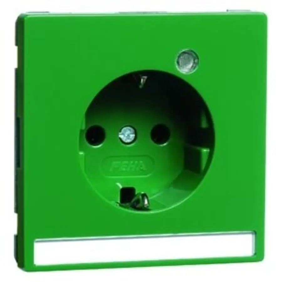 PEHA SCHUKO-Steckdose Dialog 95. Sonderfarbe (D 95.6511.42 LED/4 NA)