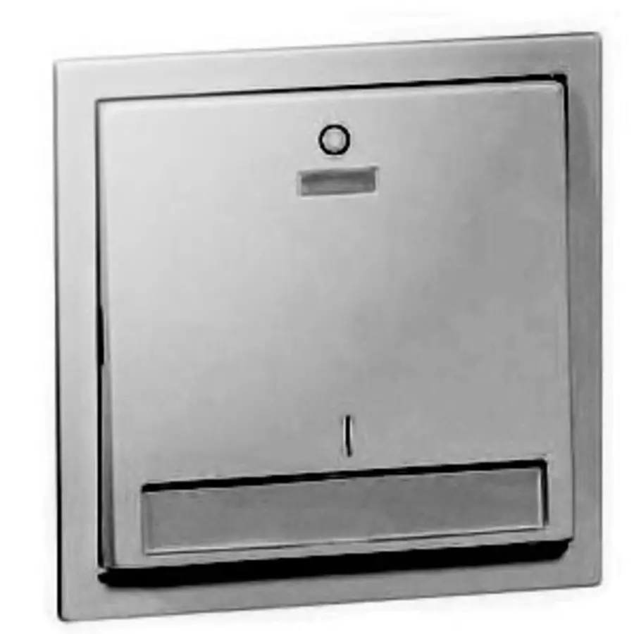 PEHA wippe Kontrollfenster Beschriftungsfeld Nova Brillance aluminium lackiert (20.542.702 GLK NA)