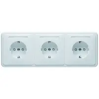 PEHA Wcd 3v Randaarde Inbouw (stucw (80.6613/673SINA WN W)