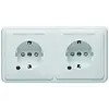 PEHA Wcd 2v Randaarde Inbouw (stucw (806612/67202SINALEDW)
