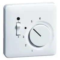 PEHA Zentralplatte für EBERLE-Raumthermostat Standard Reinweiß (80.605.02 RTR)