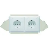 PEHA Wcd 2v Randaarde Wandgoot Wit (806612/57202SINAKDGE)
